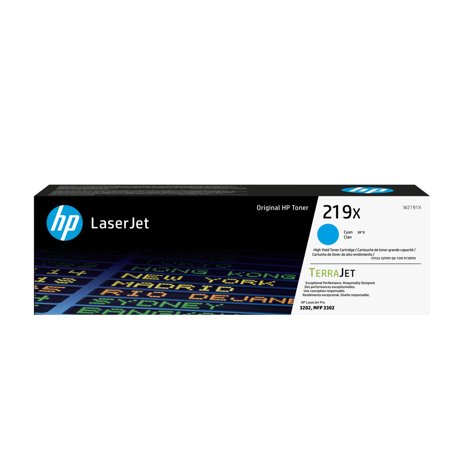 Toner Original HP Cyan, nr.219X, pentru LJ Pro 3201|3204|3288|3302, 2.5K, incl.TV 1.2 RON, "W2191X"