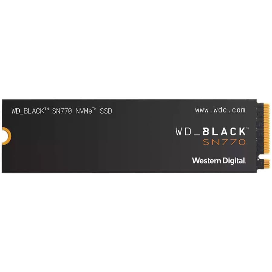 WD Black SSD SN770 NVMe 1TB PCIe Gen4 16GT/s M.2 2280 "WDS100T3X0E-00B3N0"