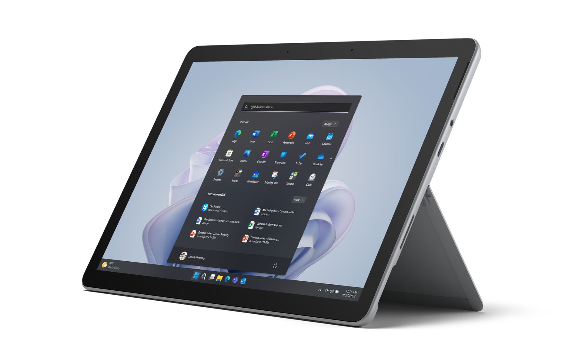 MS Surface Go4 Intel N200 10.5inch 8GB 128GB W11P Platinum XZ/NL/FR/DE/IT/PL DEMO "XHY-00004"