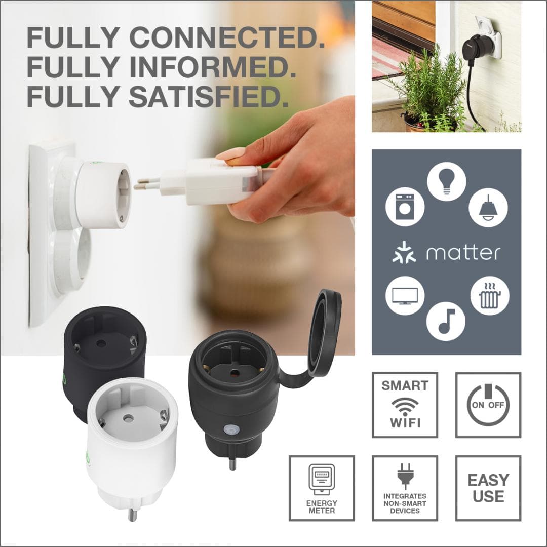 SMART WIFI MAT COMPACT OUTD PLUG EULEDV "000004099854293238" — miniatură