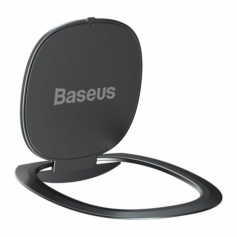 SUPORT Telefon Baseus Invisible, inel metalic pentru o prindere sigura si suport orizontal telefon, pliere 180 grade, grosime 2.1mm, tarnish "SUYB-0A" - 6953156222991