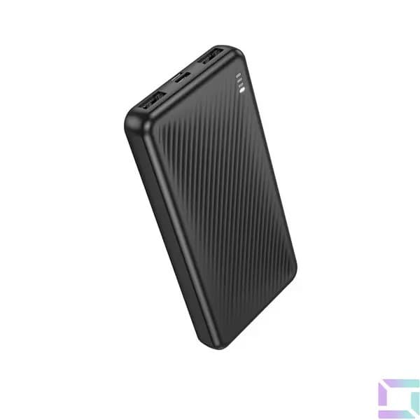 POWER BANK Borofone "BJ55", 10000mAh, 10W, 1 x USB; 1 x USB Type-C, 1 x Micro USB, total 5V/2A, negru, "6941991111761" — miniatură