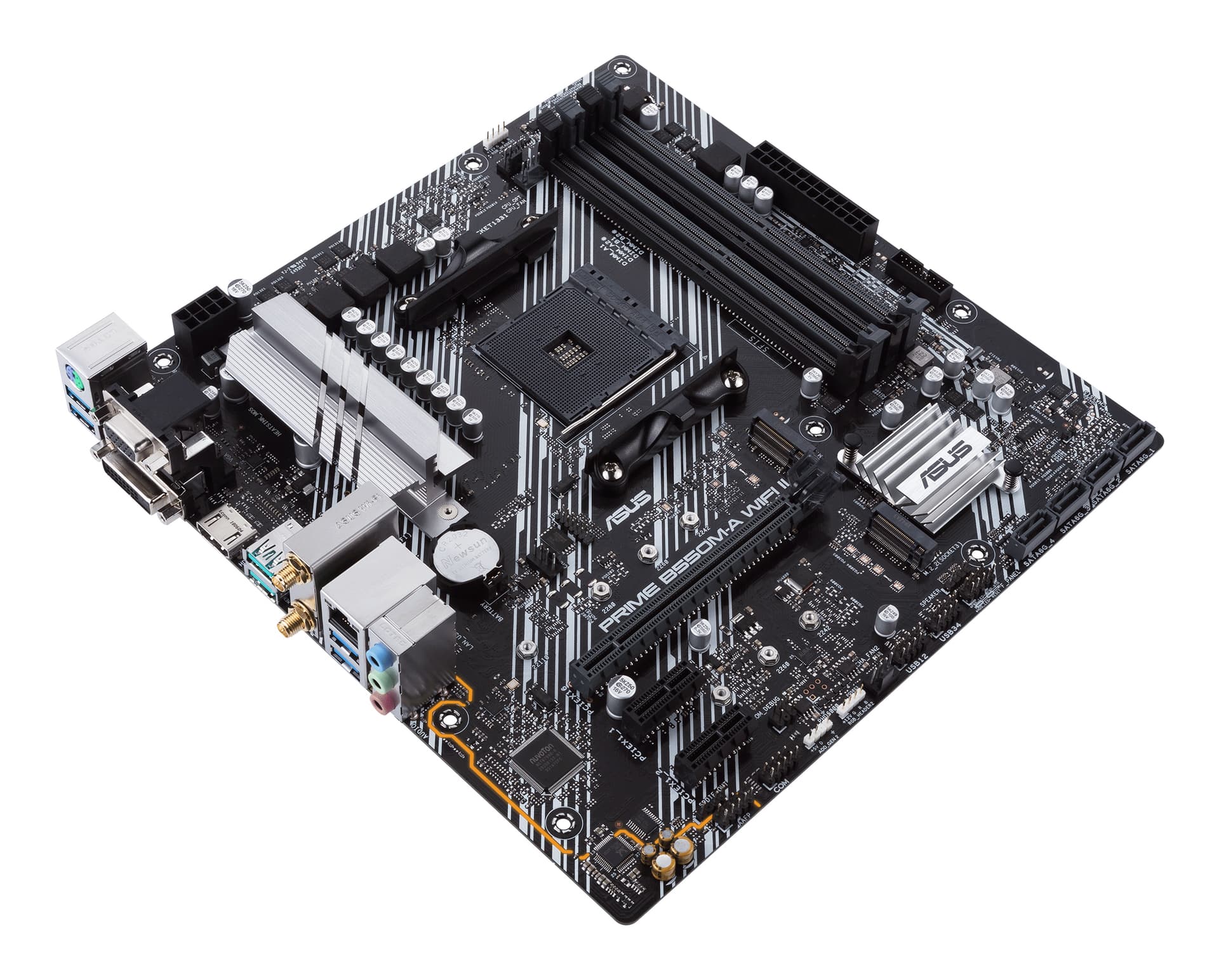 Placa de baza PRIME B550M-A (WI-FI) II AMD B550 socket AM4 mATX "90MB19X0-M0EAY0" — miniatură