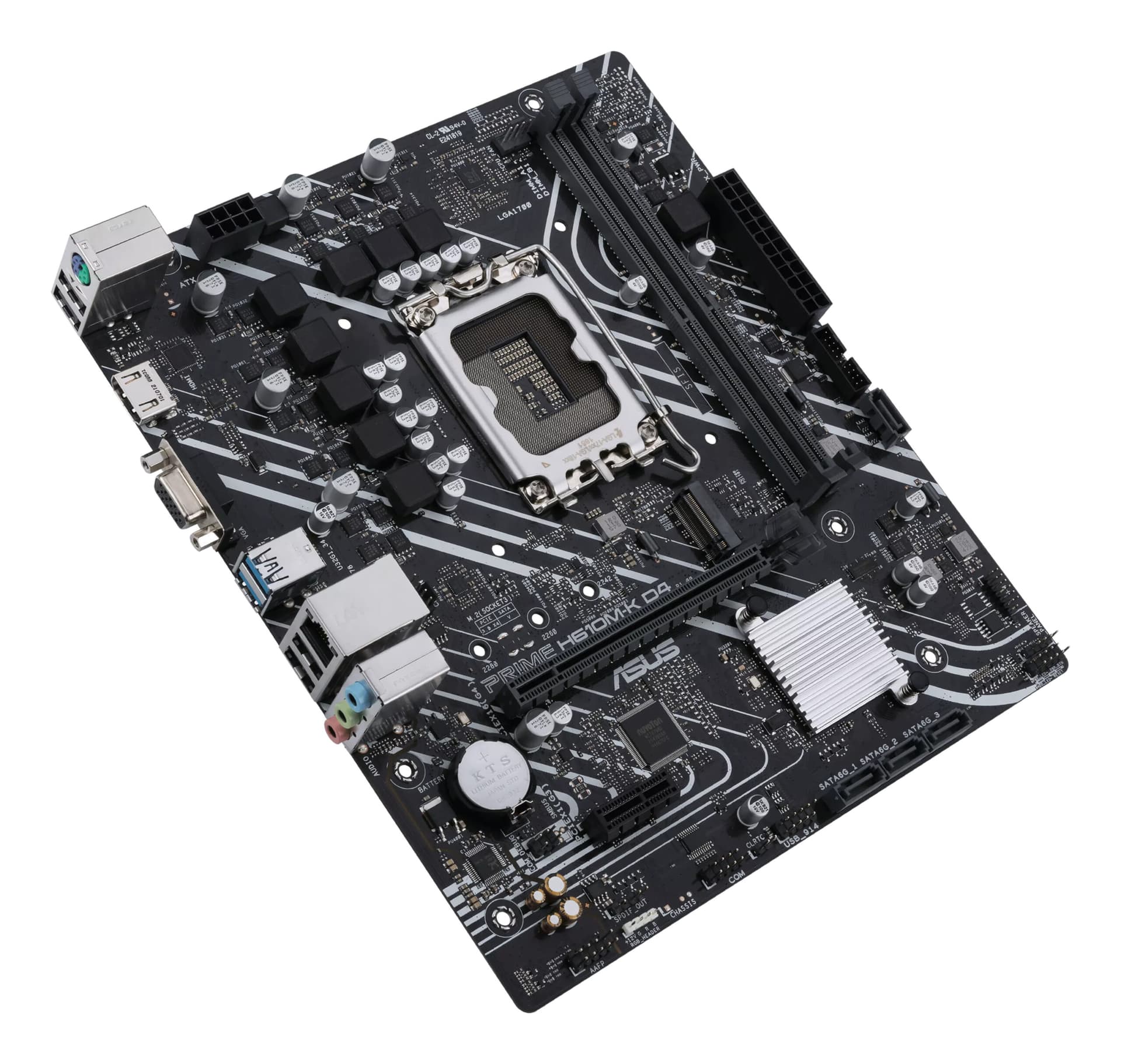 Placa de baza PRIME H610M-K D4 Intel H610 micro ATX LGA 1700 DDR4 "90MB1A10-M0EAY0" — miniatură