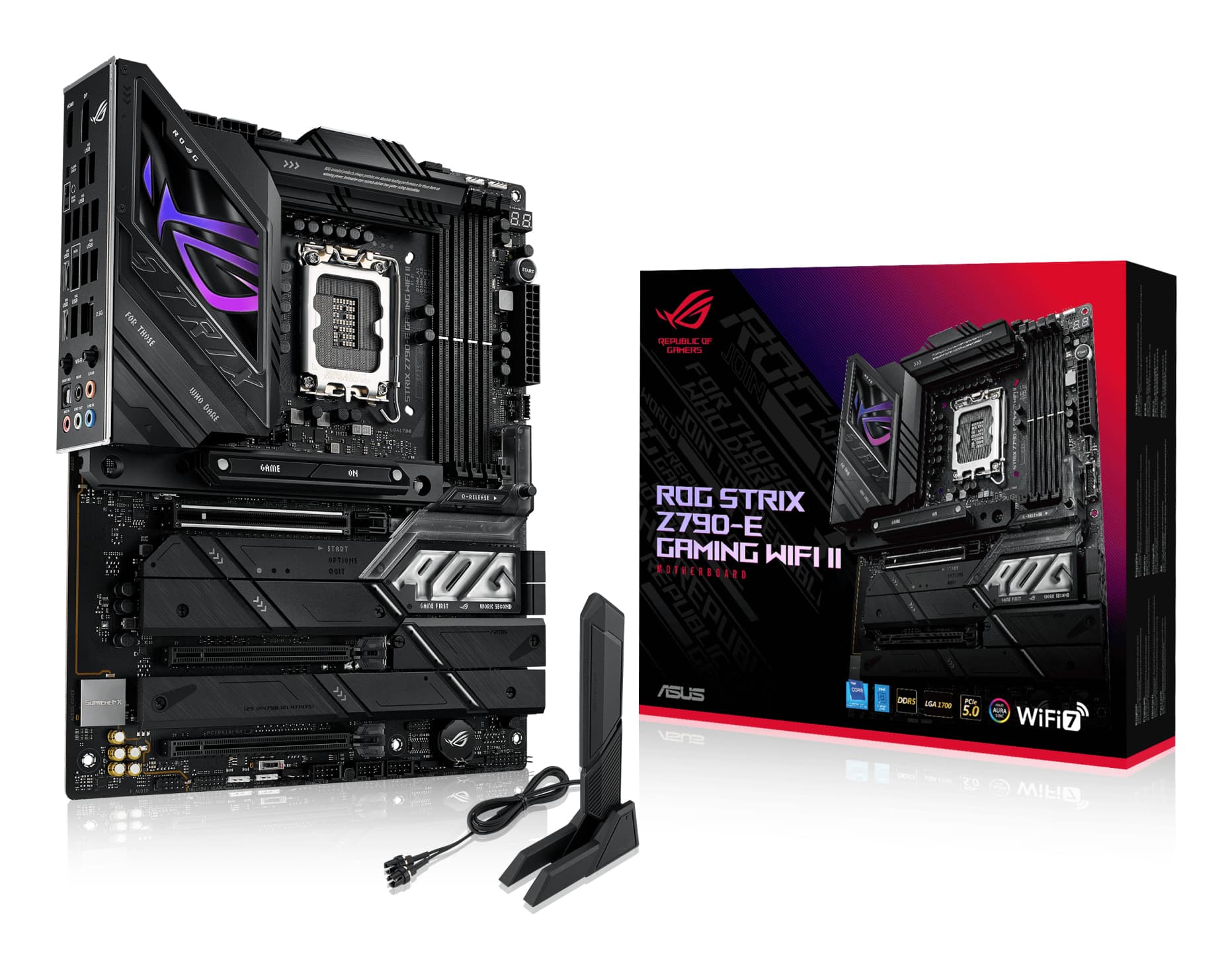 Placa de baza ROG STRIX Z790-E GAMING WIFI II, Intel Z790, Socket 1700, ATX "90MB1FC0-M0EAY0"