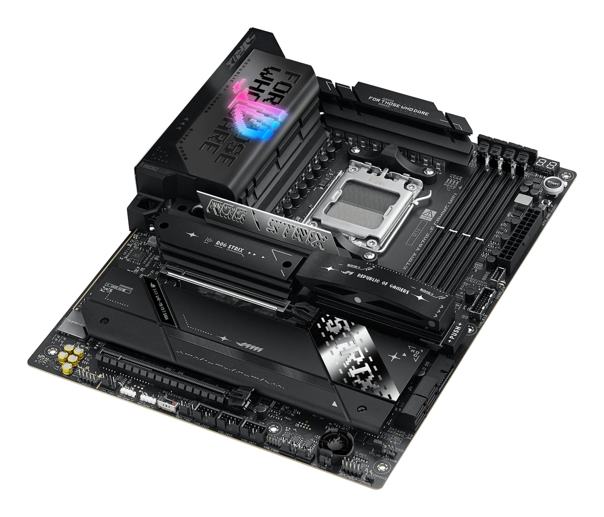 Placa de baza ROG STRIX X870E-E GAMING WIFI, AMD X870E, Socket AM5, ATX "90MB1IB0-M0EAY0" — miniatură