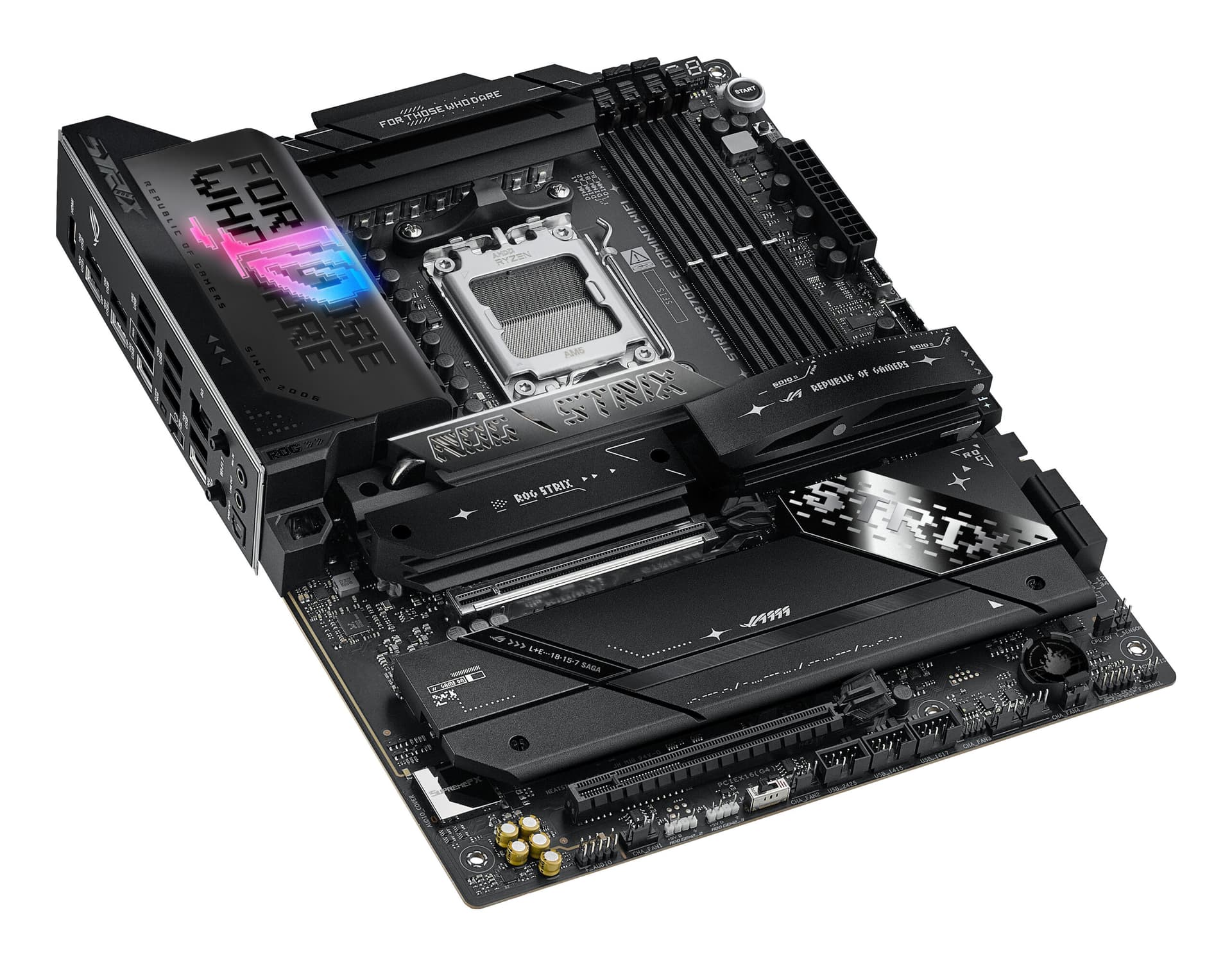 Placa de baza ROG STRIX X870E-E GAMING WIFI, AMD X870E, Socket AM5, ATX "90MB1IB0-M0EAY0" — miniatură