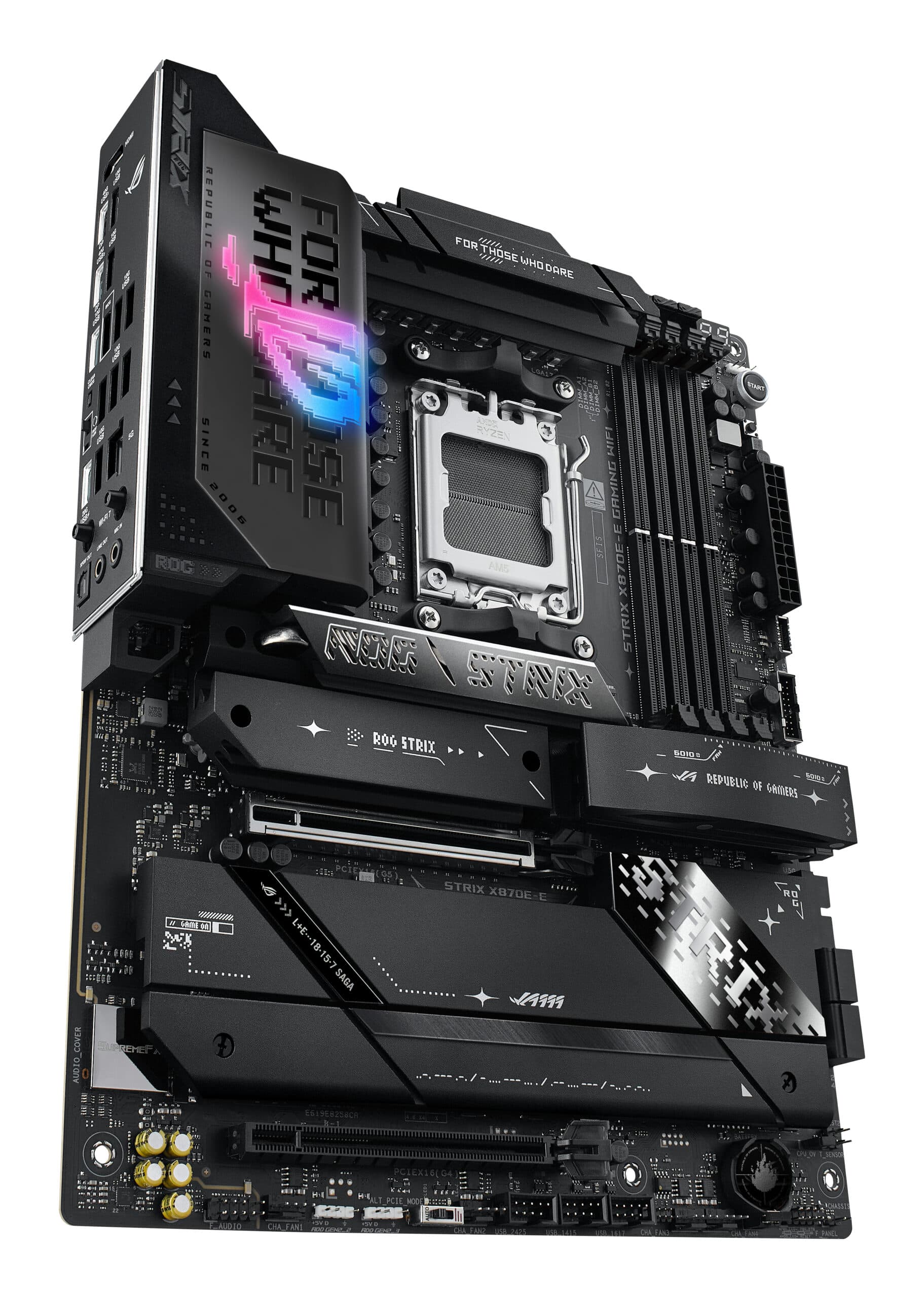 Placa de baza ROG STRIX X870E-E GAMING WIFI, AMD X870E, Socket AM5, ATX "90MB1IB0-M0EAY0" — miniatură