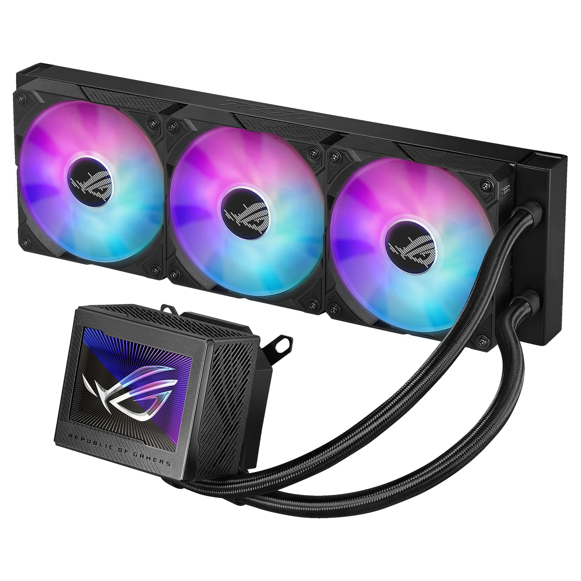 ROG Ryujin III 360 ARGB Processor All-in-one liquid cooler 12cm Negru "90RC00L1-M0UAY0" — miniatură