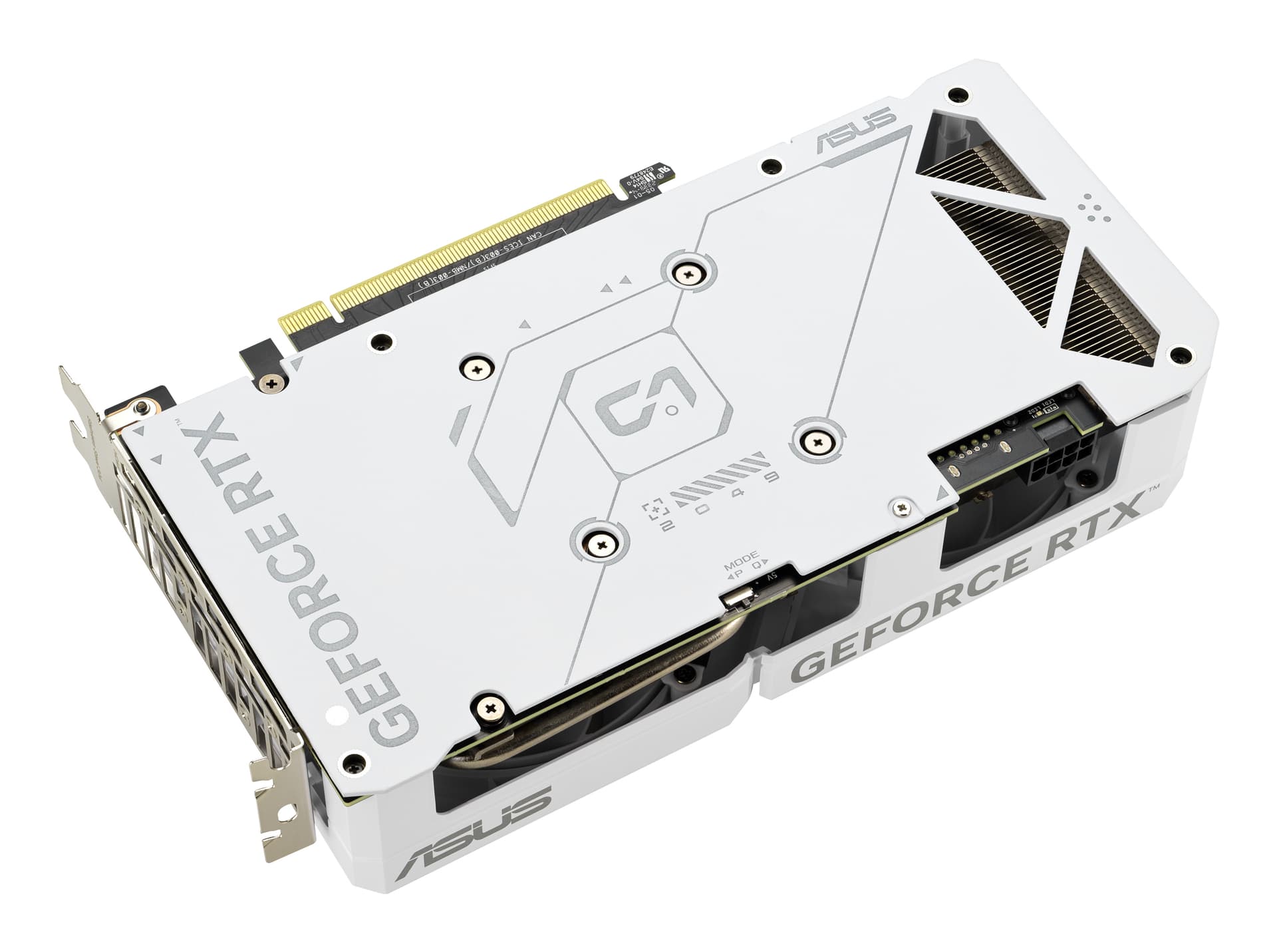 Placa video DUAL GeForce RTX 4060 EVO White OC Gaming Grafikkarte 8GB GDDR6, 1xHDMI 2.1a, 3xDP 1.4a "90YV0JCB-M0NA00" — miniatură