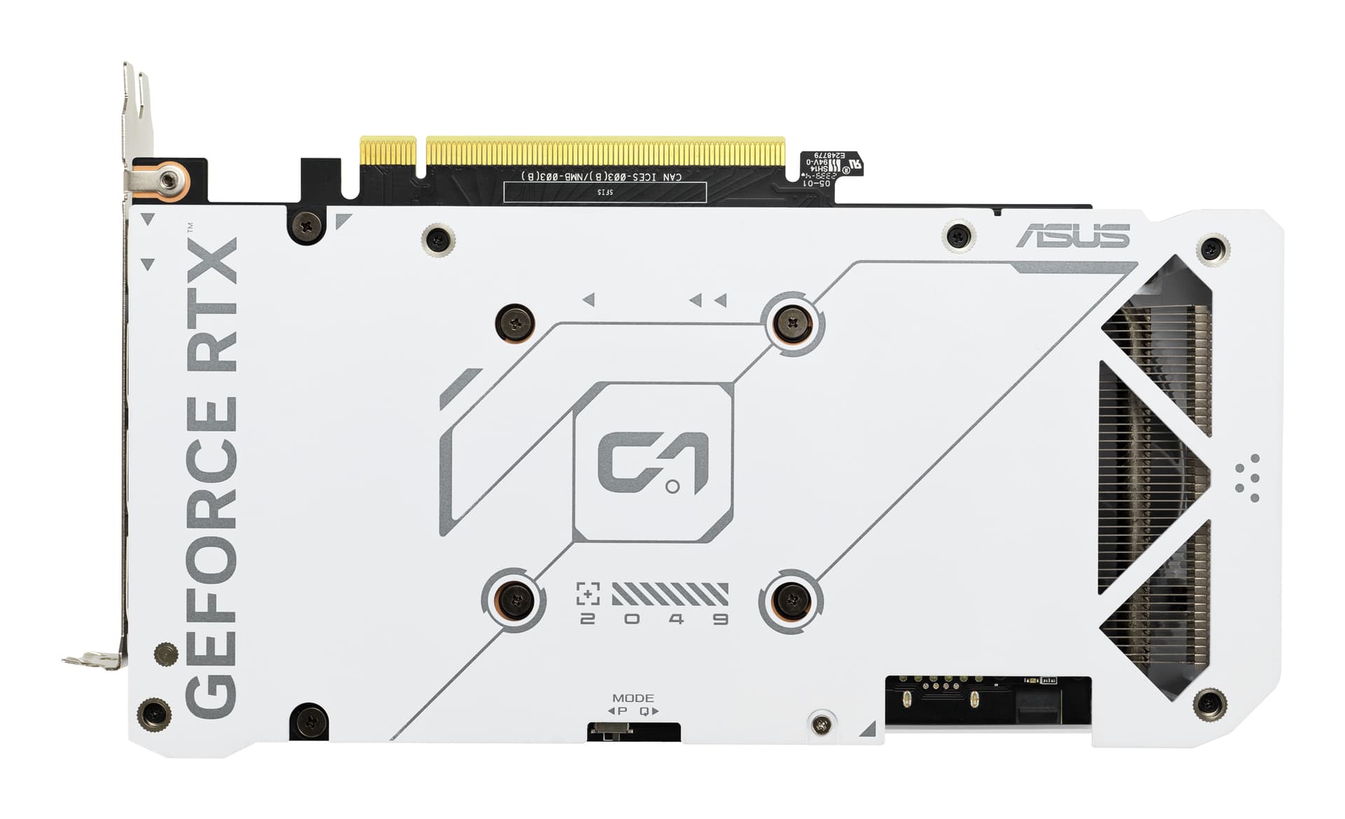 Placa video DUAL GeForce RTX 4060 EVO White OC Gaming Grafikkarte 8GB GDDR6, 1xHDMI 2.1a, 3xDP 1.4a "90YV0JCB-M0NA00" — miniatură