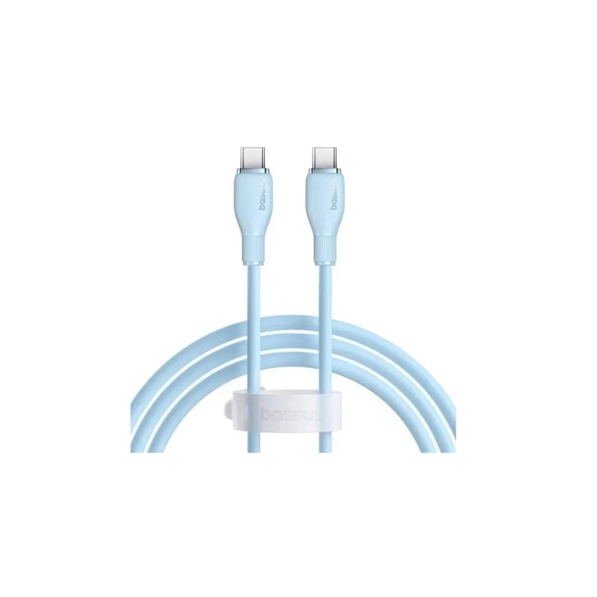CABLU alimentare si date Baseus Pudding, Fast Charging Data Cable pt. smartphone, USB Type-C la USB Type-C 100W, 1.2m, albastru "P10355702311-00" - 6932172633998