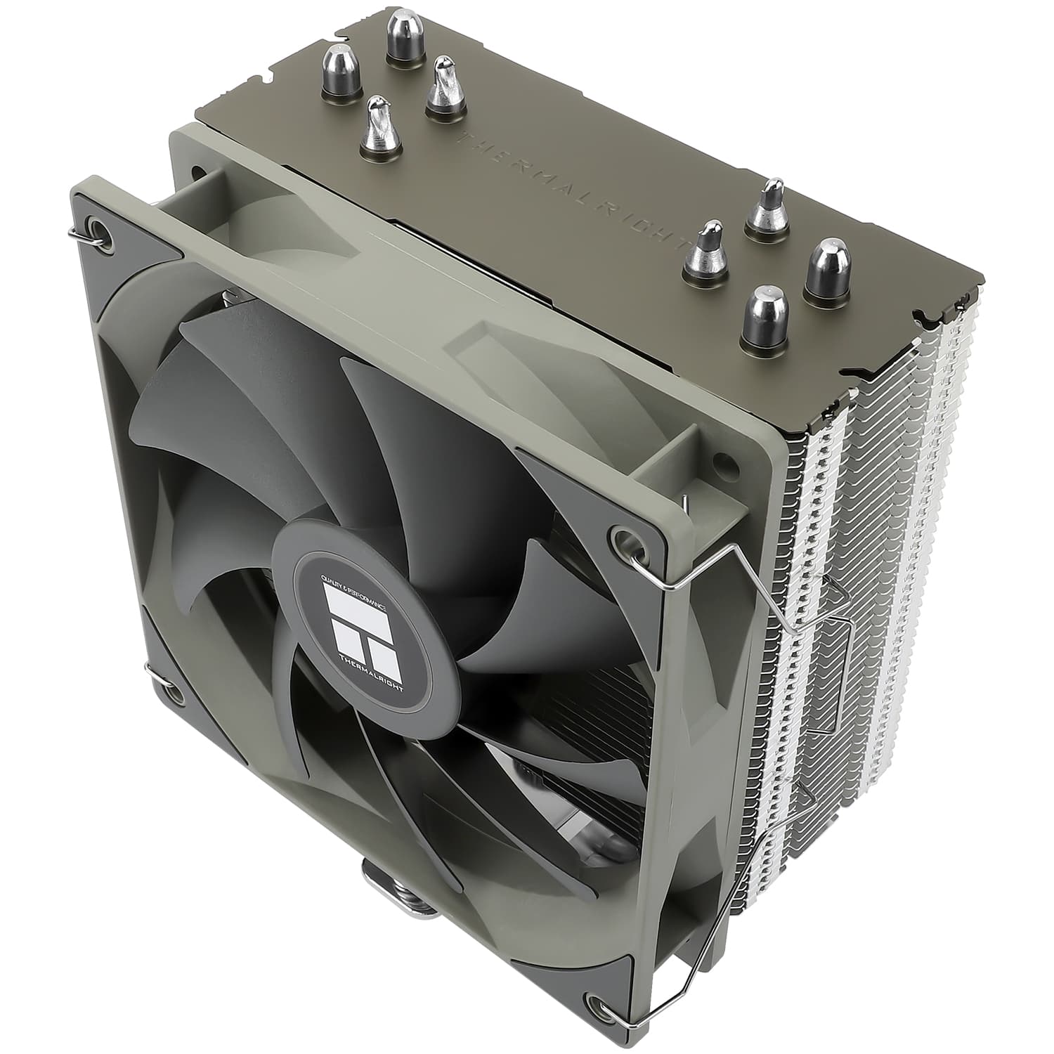 COOLER Thermalright "Assassin Spirit 120" skt. Intel si AMD, racire cu aer, vent. 120mm, 1500 rpm, 4 heatpipe, inaltime 154mm, fara LED, negru, argintiu,"Assassin Spirit 120 V2" — miniatură