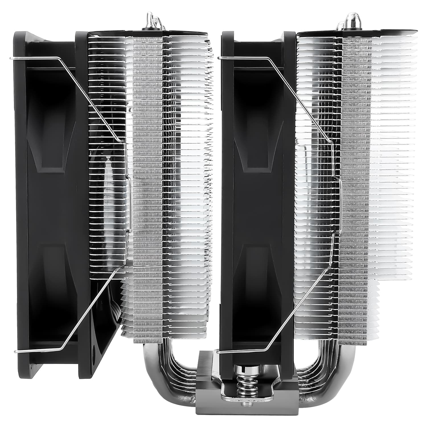 COOLER Thermalright "Phantom Spirit 120 SE" skt. Intel si AMD, racire cu aer, dual tower, vent. 2x120mm, 1500 rpm, 7 heatpipe, inaltime 154mm, fara LED, negru, argintiu,"Phantom Spirit 120 SE" — miniatură