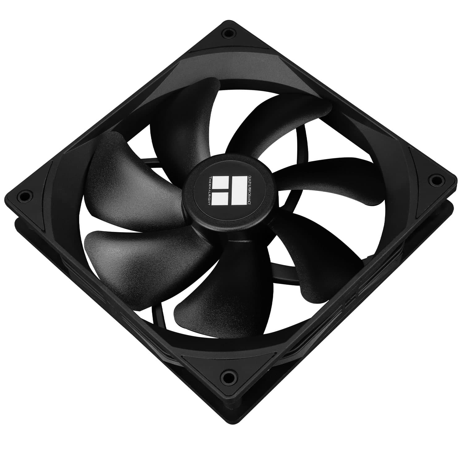 Ventilator Thermalright, 140mm, 1500 RPM, S-FDB Bearing, 75.8 cfm, fara LED, 4pin PWM, negru, "TL-C14C" — miniatură