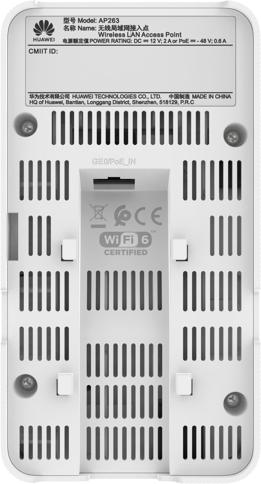 HUAWEI eKitEngine AP263 Wi-Fi 6 802.11ax wall plate access point AP "AP263" — miniatură