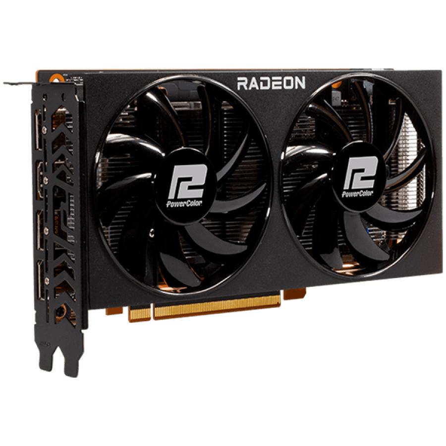 Placa video PowerColor Fighter AMD Radeon RX 6600 8GB GDDR6 128-bit "AXRX 6600 8GBD6-3DH"