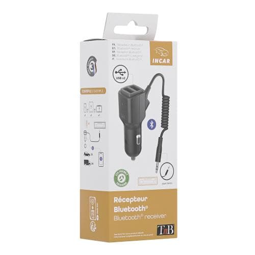 TNB Cigar-lighter car charger with Bluetooth receiver "CACBTKIT"
