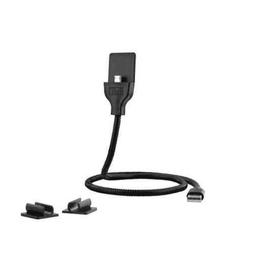 TNB METALIC MICRO USB CABLE charge, synchro and support, 60cm, bk "CBMUSBMETAL"