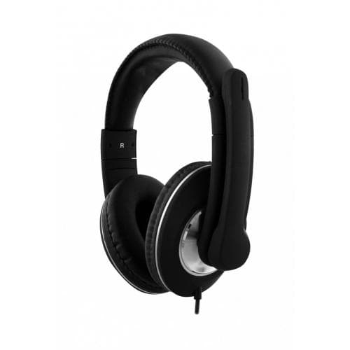TNB Casti Audio cu microfon pe USB, HS-500 Multimedia/ Office - Black "CSMHS500"