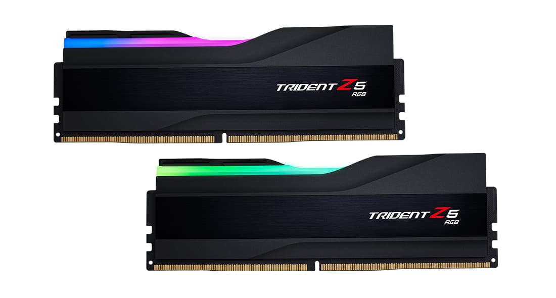 Memorie Trident Z5 RGB 64 GB, DDR5-6000MHz, CL30, Dual Channel "F5-6000J3040G32GX2-TZ5RK"