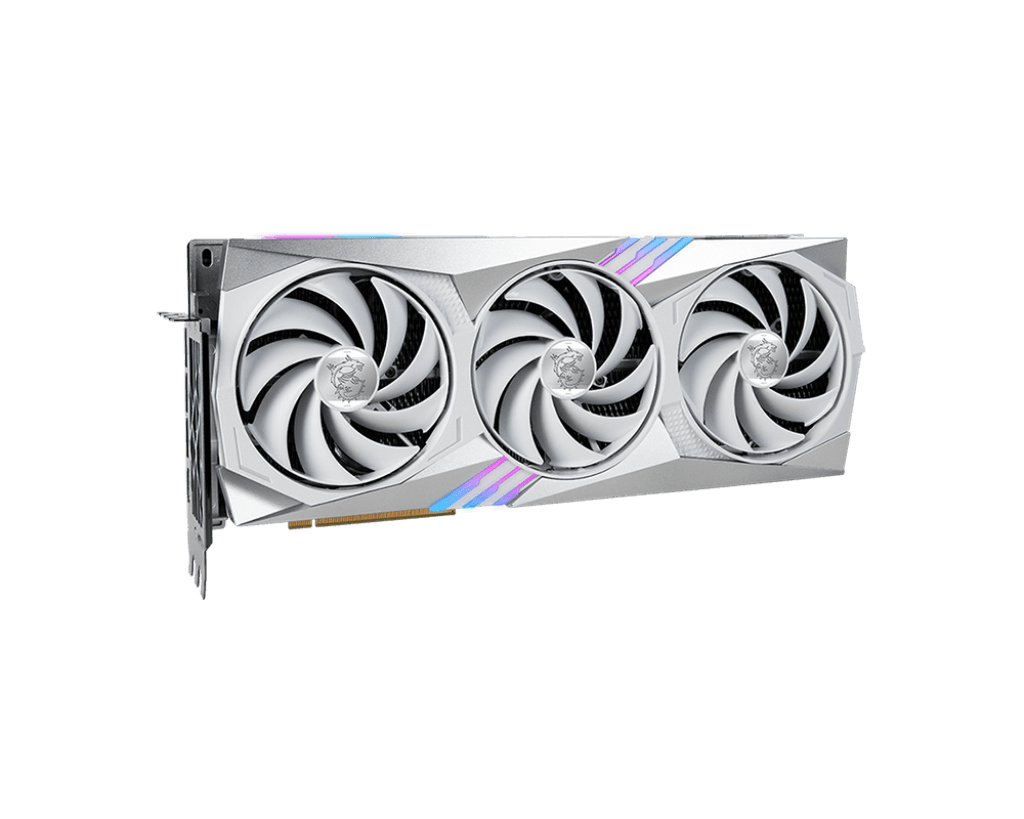 MSI GeForce RTX 4070 Ti GAMING TRIO WHITE 12G "GeForce RTX 4070 Ti GAMING TRIO WHITE 12G" — miniatură