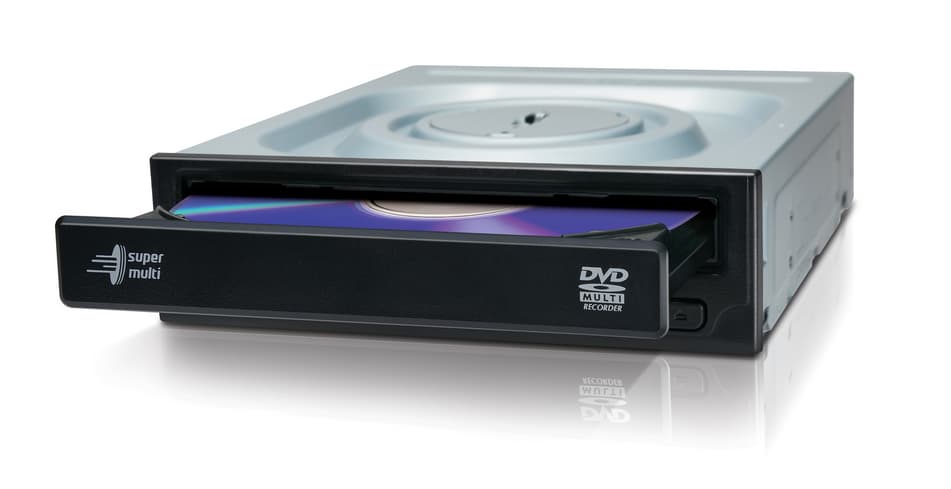 GH24NSD6 DVD-Writer Internal SATA black "GH24NSD6.ASAR10B" — miniatură