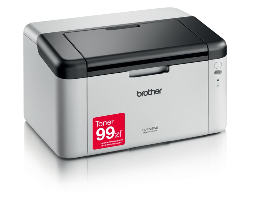 Imprimanta Laser Mono Brother HL-1223WE, A4, Functii: Imprimare, Viteza de Printare Monocrom: 20ppm, Viteza de printare color: , Conectivitate:USB|Wifi, Duplex:Nu, ADF:Nu(incl.TV 11lei) "HL1223WEYJ1" — miniatură