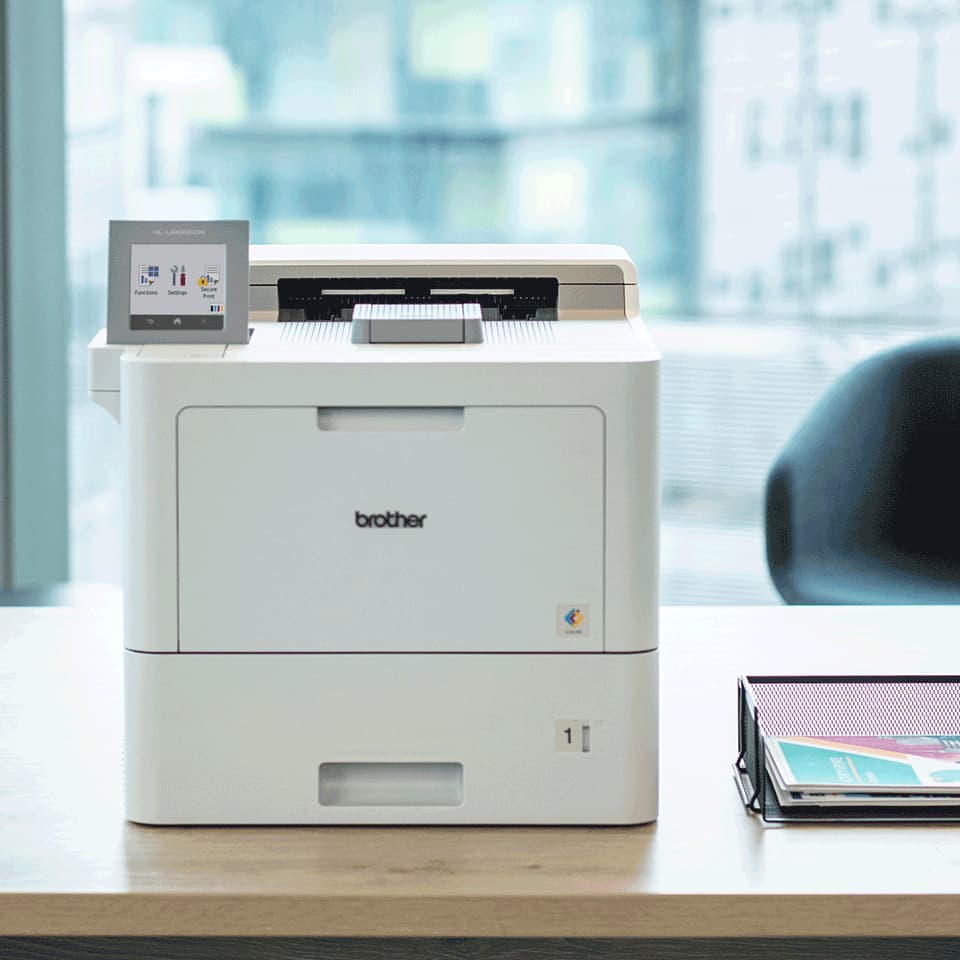 Imprimanta Laser Color Brother HL-L9470CDN, A4, Functii: Imprimare, Viteza de Printare Monocrom: 40ppm, Viteza de printare color: 40ppm, Conectivitate:USB|Ret, Duplex:Da, ADF:Nu(incl.TV 40lei) "HLL9470CDNRE1" — miniatură