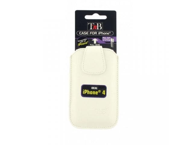 TnB PULL OUT IPHONE 4G CASE WHITE "IPH46W"