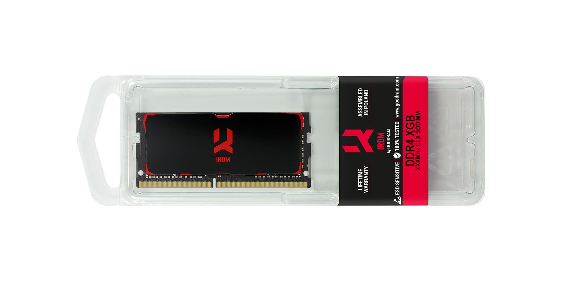Memorie laptop Memorie GoodRAM IRDM DDR4 16GB 3200MHz CL16 "IR-3200S464L16A/16G" — miniatură