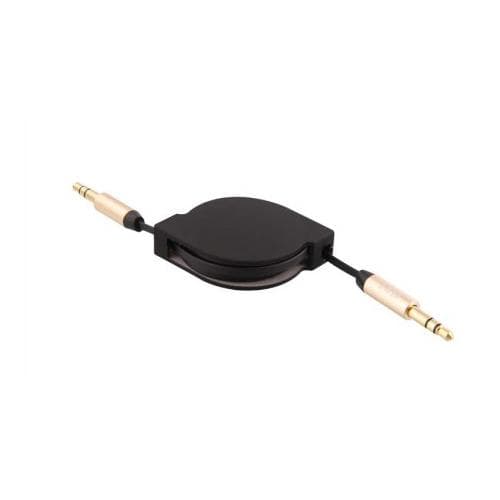 TNB GOLD 3.5 MM RETRACTABLE JACK CABLE 120CM "JACKRTLUX1"