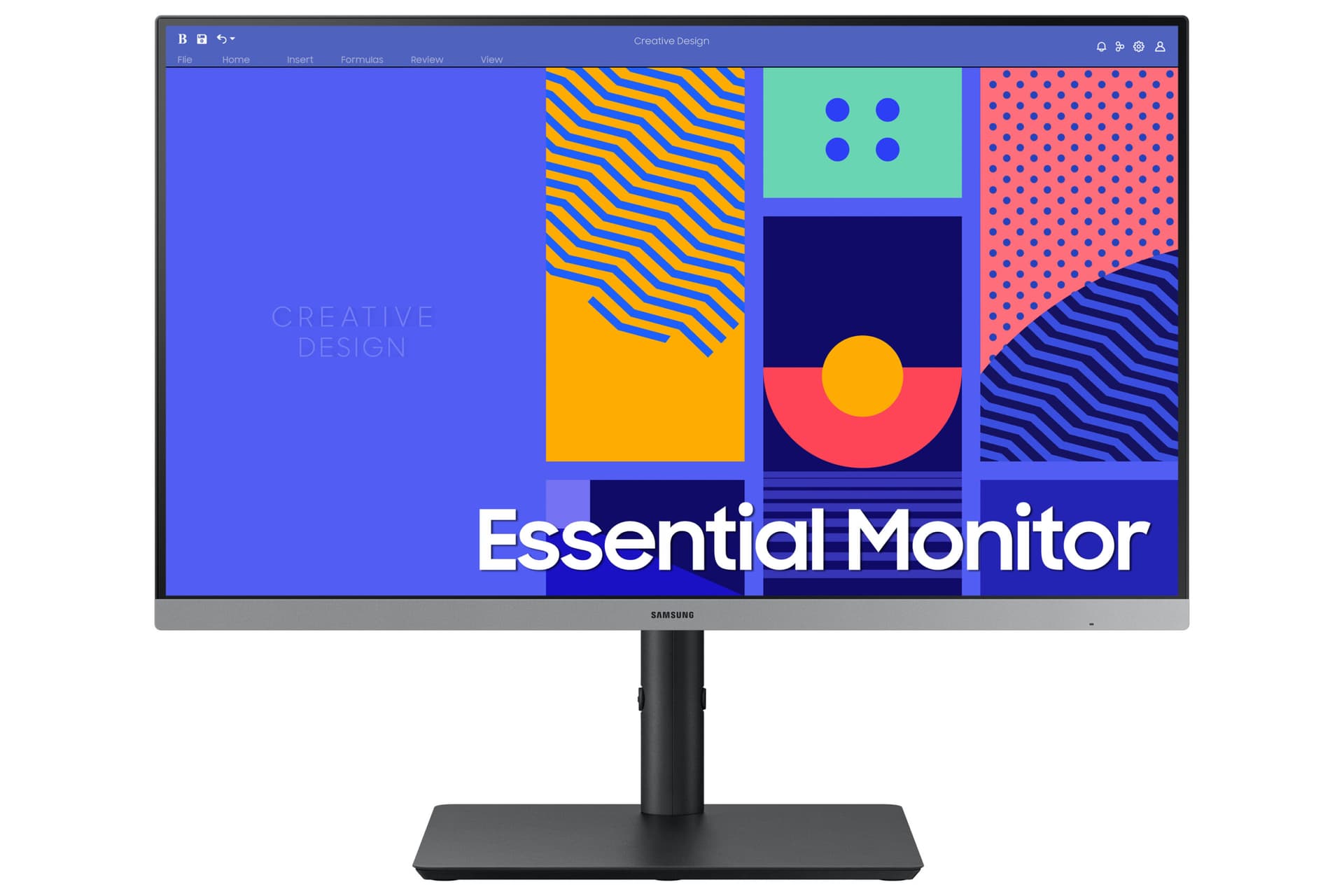 Monitor LED Monitor 24 inches LS24C432GAUXEN IPS 1920x1080 FHD 16:9 1xD-sub 1xHDMI 1xDP 4xUSB 3.0 4ms 100Hz HAS+PIVOT flat 3 years on-site "LS24C432GAUXEN" — miniatură