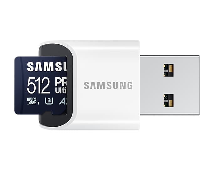 Card memorie PRO Ultimate MB-MY512SB/WW 512GB, Class 10, UHS-I U3, V30, A2 + Adaptor USB "MB-MY512SB/WW" — miniatură
