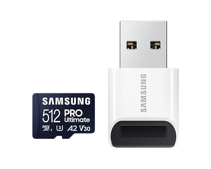 Card memorie PRO Ultimate MB-MY512SB/WW 512GB, Class 10, UHS-I U3, V30, A2 + Adaptor USB "MB-MY512SB/WW" — miniatură