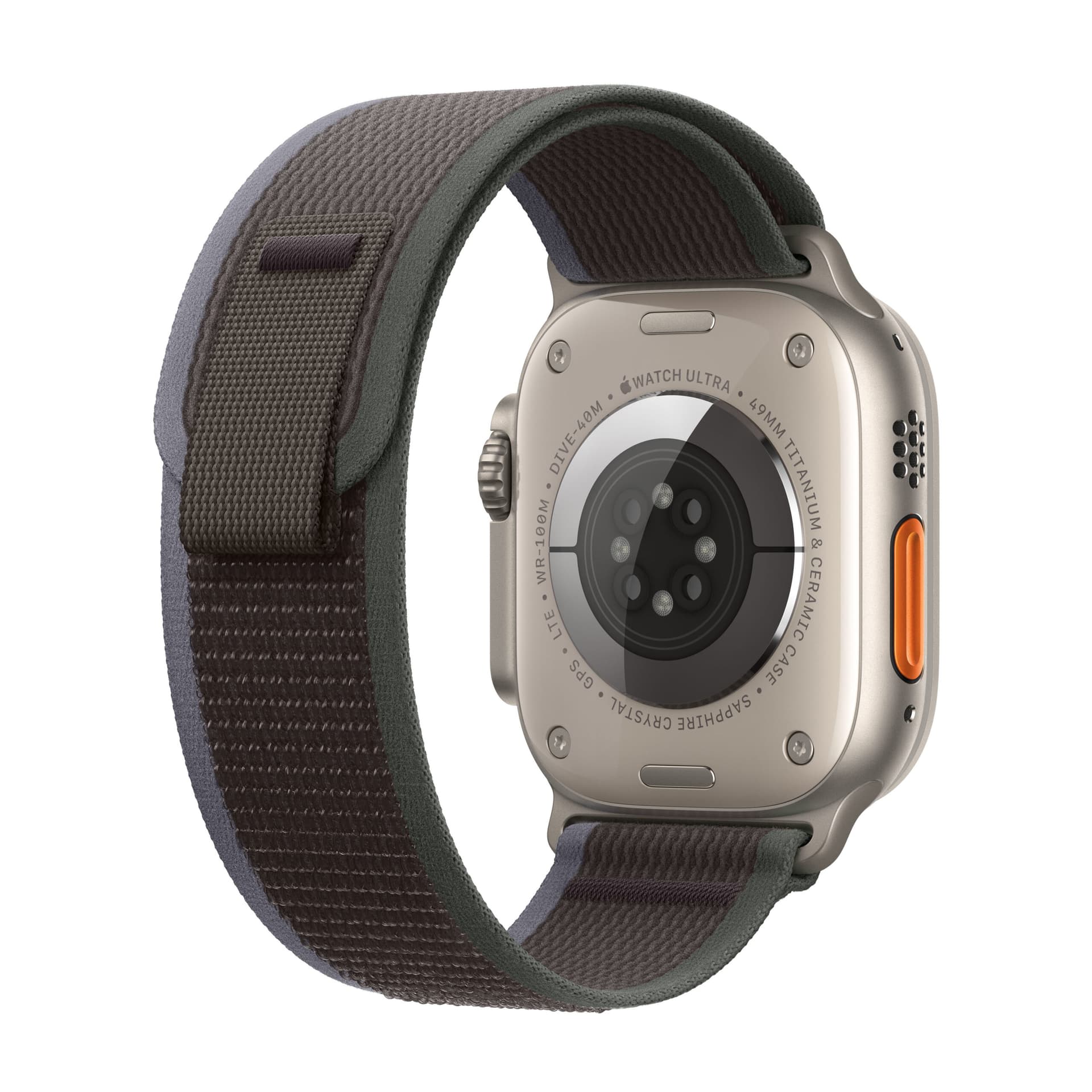 Smartwatch Watch Ultra 2 GPS + Cellular 49mm Titanium Case with Trail Loop M/L Blue/Black "MRF63" — miniatură
