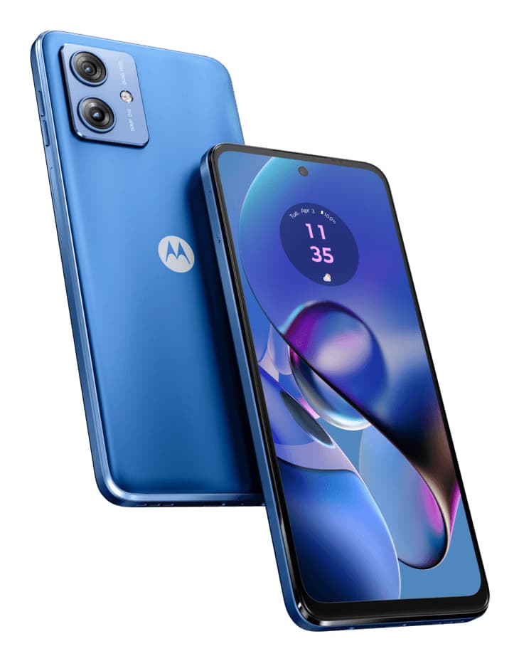Smartphone Moto g54 Power 256GB 12GB RAM 5G Dual SIM Pearl Blue "PB0W0004RO" — miniatură