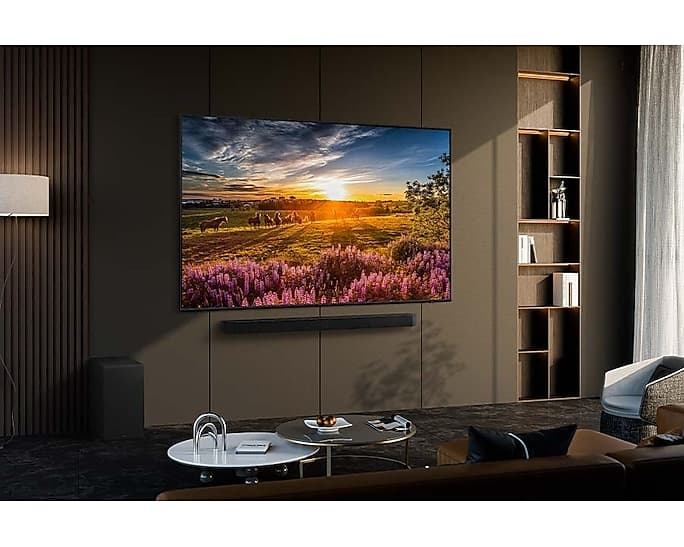 Televizor Samsung Q67D QE55Q67DAUXXH TV 139.7 cm (55") 4K Ultra HD Smart TV Wi-Fi Grey, Titanium "QE55Q67DAUXXH" — miniatură