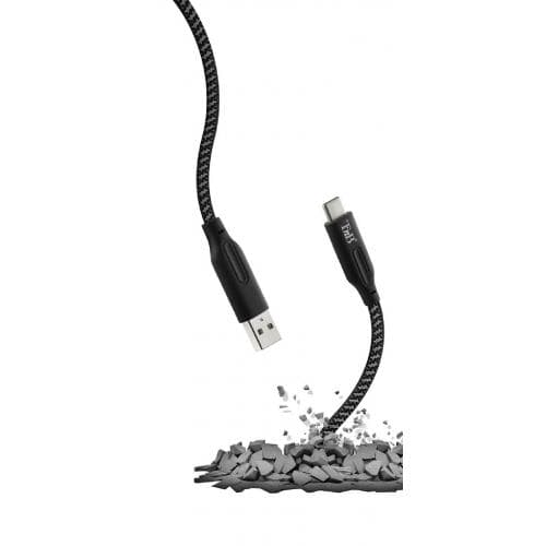 TNB XTREM WORK -TCUSBX3- USB/USB-C cable 3M - black/grey "TCUSBX3"