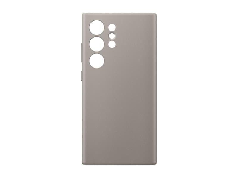 Husa Husa de protectie Samsung Vegan Leather Case pentru Galaxy S24 Ultra, TAUPE "VX6974994161198" — miniatură