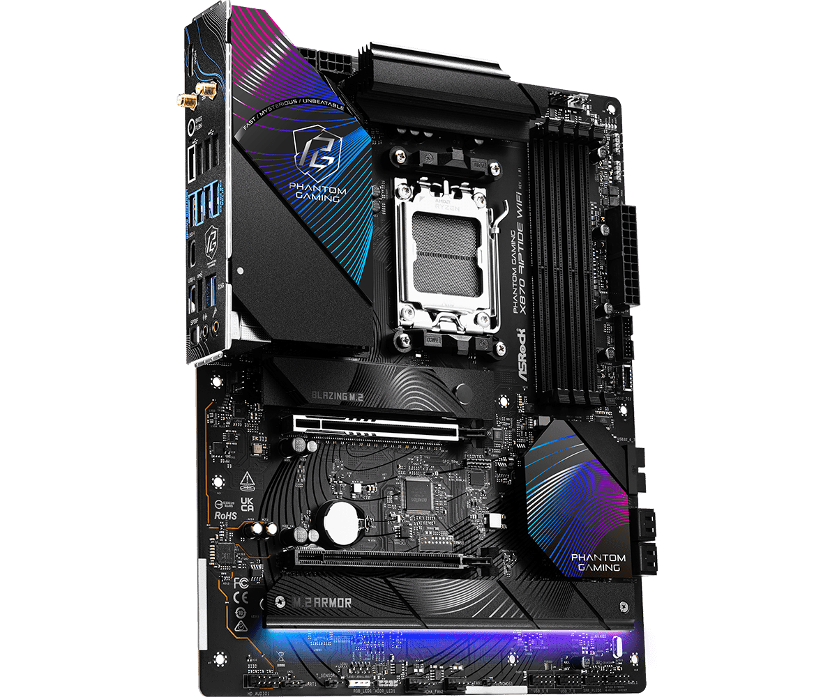MB Asrock X870 RIPTIDE WIFI AM5 "X870 RIPTIDE WIFI" — miniatură