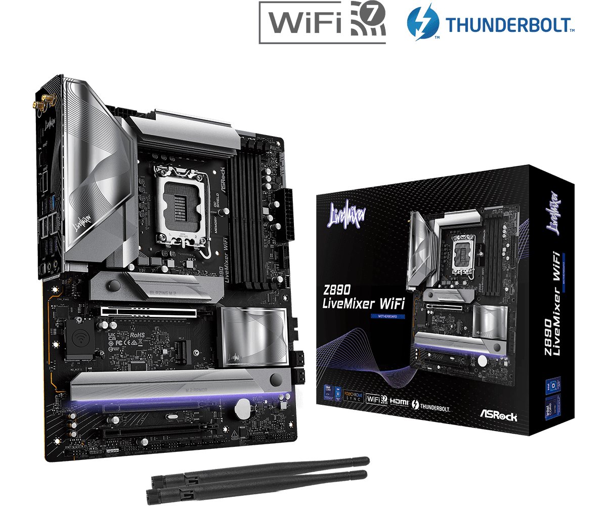 MB Asrock Z890 LIVEMIXER WIFI LGA1851 "Z890 LIVEMIXER WIFI"