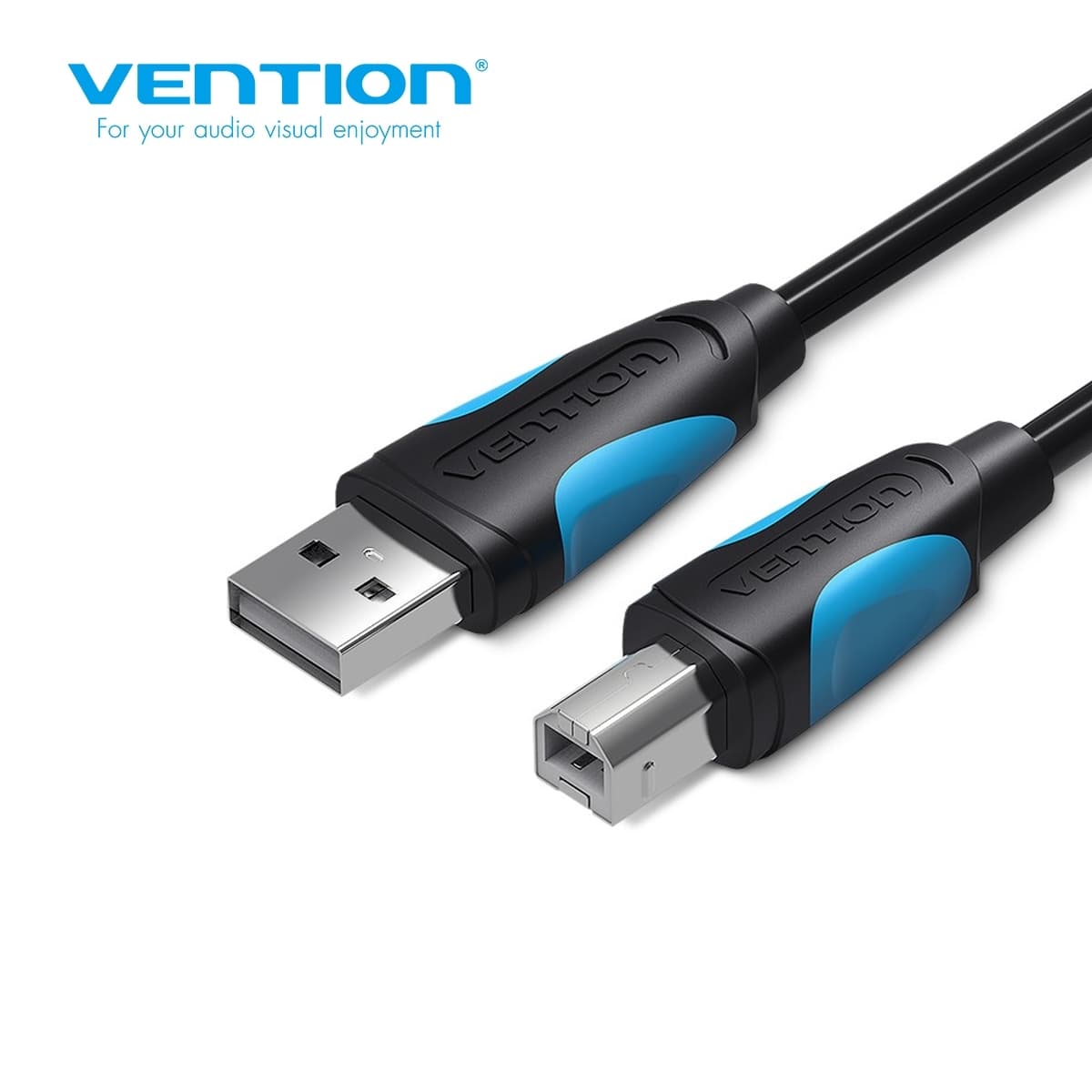 Cablu USB imprimanta Vention, USB 2.0 B (T) la USB 2.0 (T), 5m, 480 Mbps, PVC, negru, "VAS-A16-B500" -6922794717619