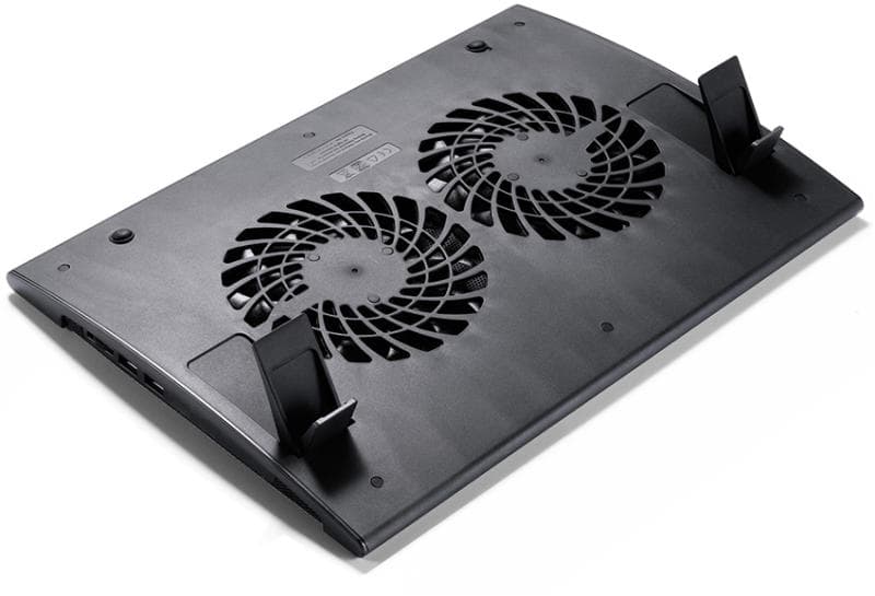 STAND DEEPCOOL notebook 15.6inch, sita metal, 2 x fan 14cm, 2 x USB, fan controller, negru, "DP-N222-WPALFS" — miniatură