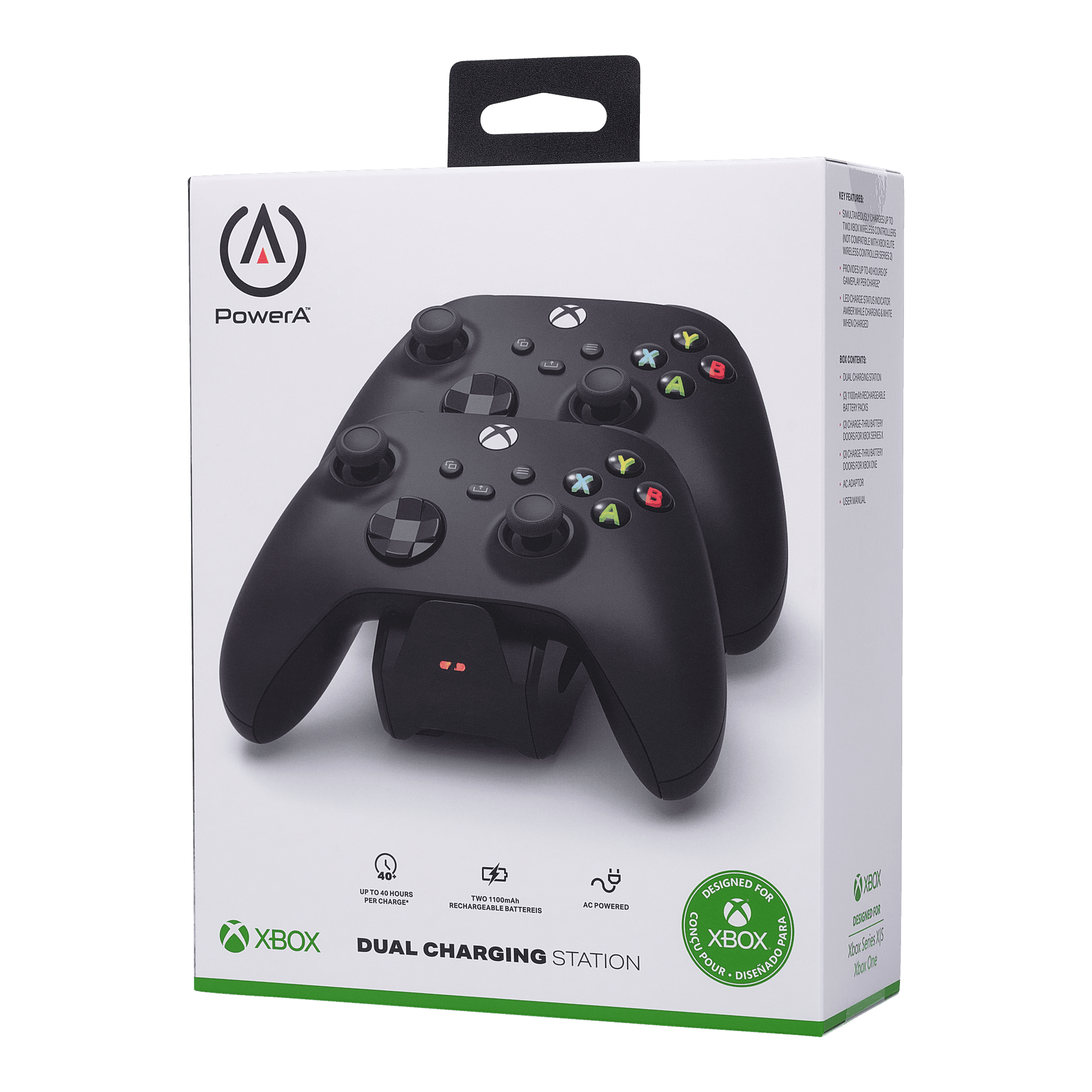 STATIE de incarcare PowerA, dubla, pentru XBOX serie X/ S, XBOX ONE, negru, "1519564-01" — miniatură