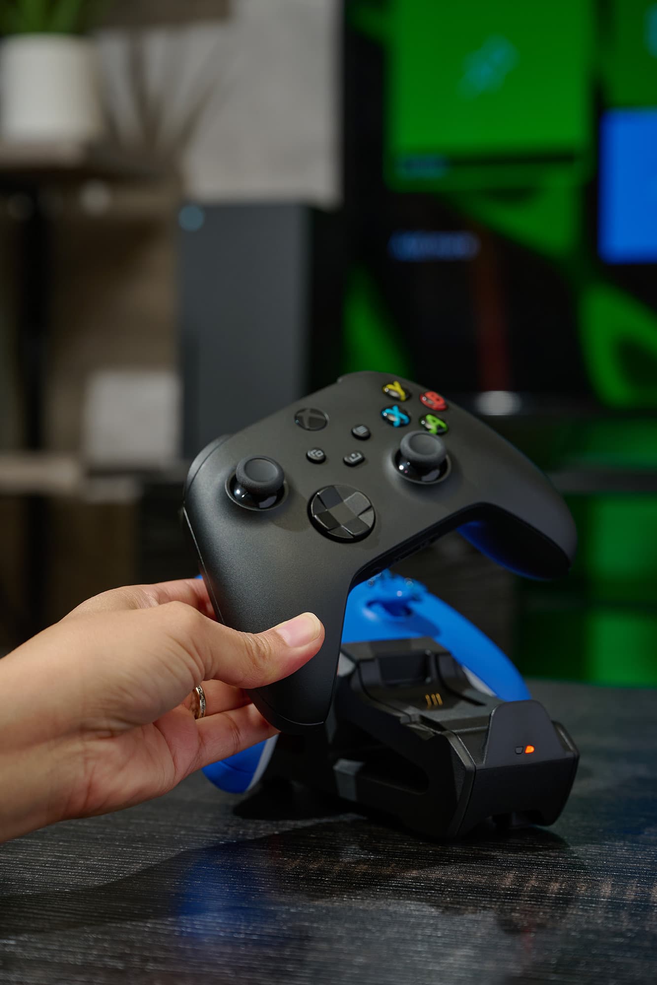 STATIE de incarcare PowerA, dubla, pentru XBOX serie X/ S, XBOX ONE, negru, "1519564-01" — miniatură