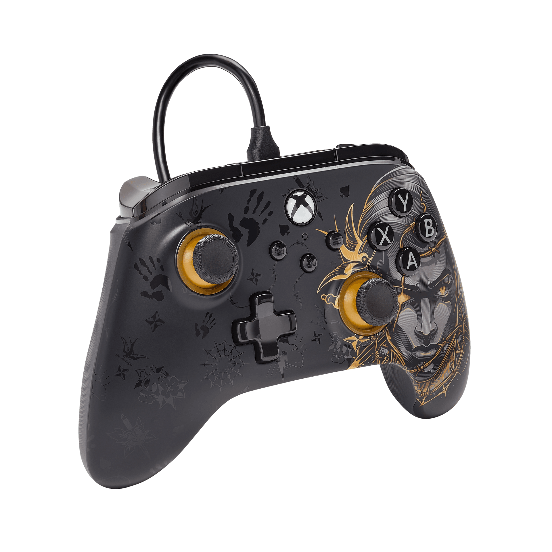 CONTROLLER PowerA, cu fir, pentru XBOX series X/ S, Fortnite Midas, "XBGP0238-01" — miniatură