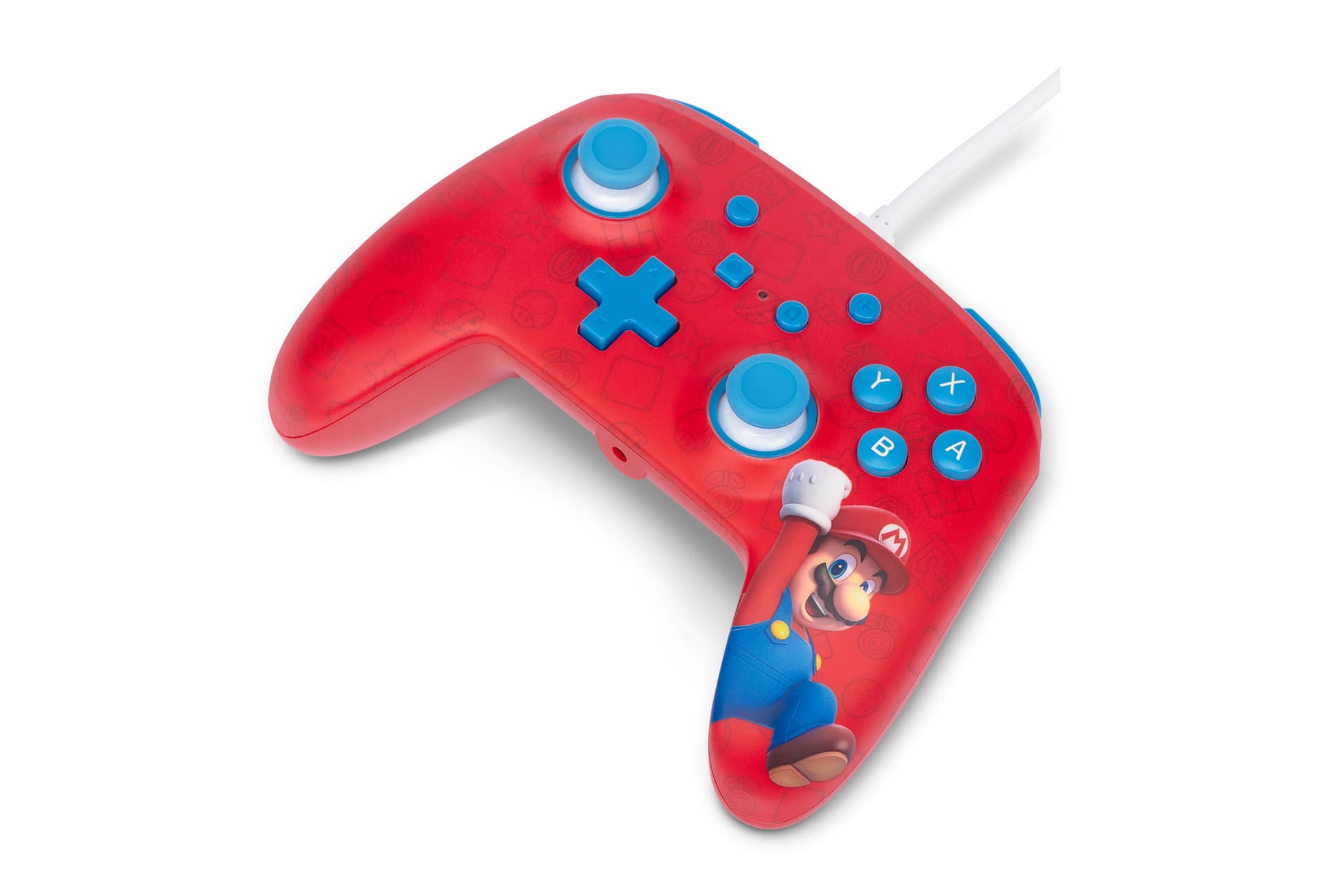 CONTROLLER PowerA, cu fir, pentru Nintendo, Woo-Hoo Mario, "NSGP0001-01" — miniatură
