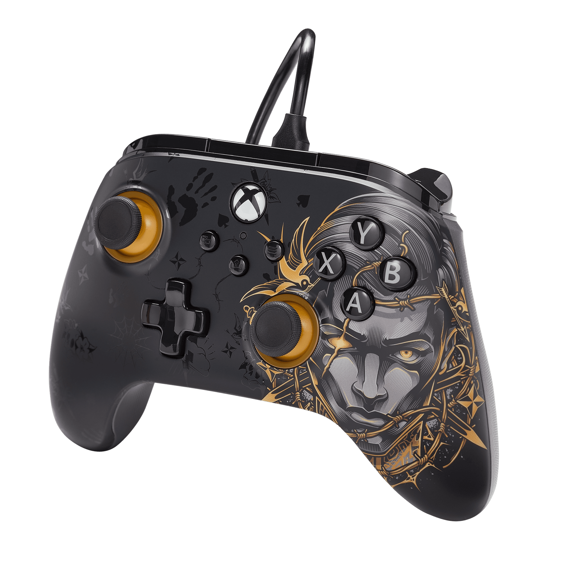 CONTROLLER PowerA, cu fir, pentru XBOX series X/ S, Fortnite Midas, "XBGP0238-01" — miniatură