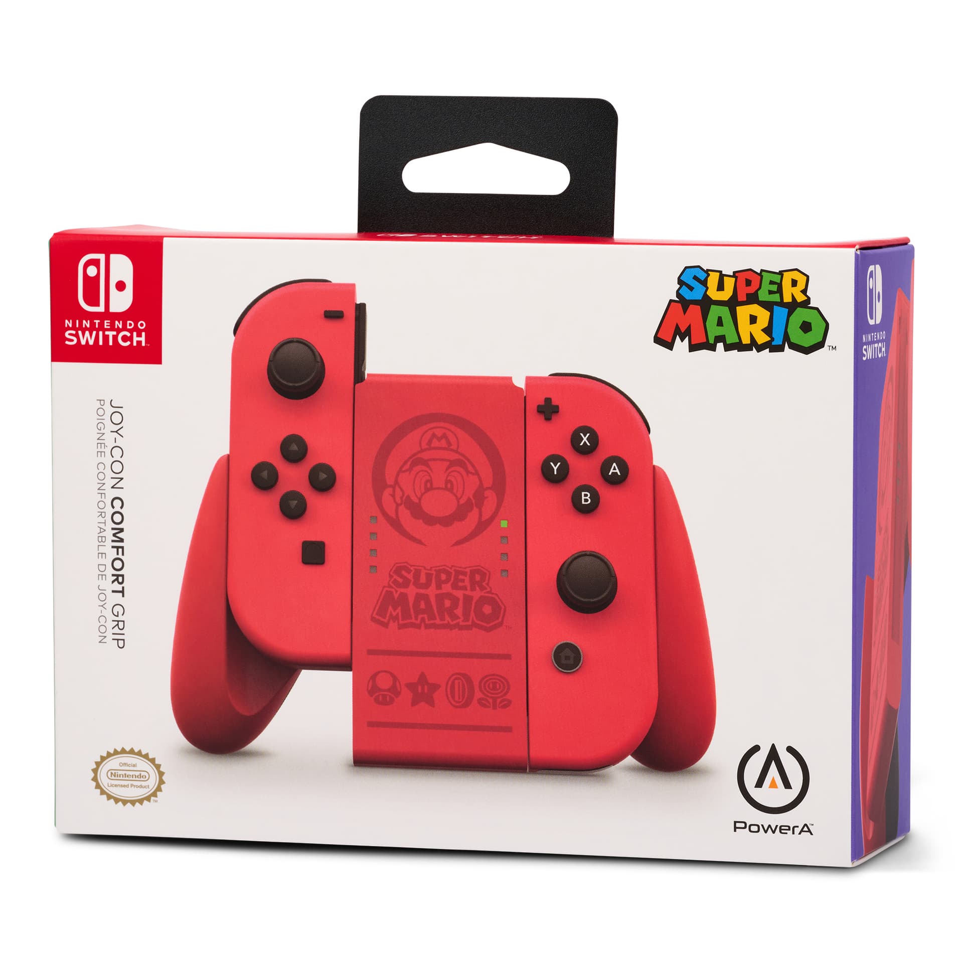 SUPORT controller PowerA, pentru Nintendo Switch JOY-CON, Super Mario, rosu, "NSAC0058-02" — miniatură